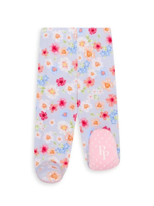 Posh Peanut Baby Girl's 2-Piece Carissa Wrap Top & Footed Pants Set For Kids 5 Posh Peanut Baby Girl's 2-Piece Carissa Wrap Top & Footed Pants Set For Kids - Image 3