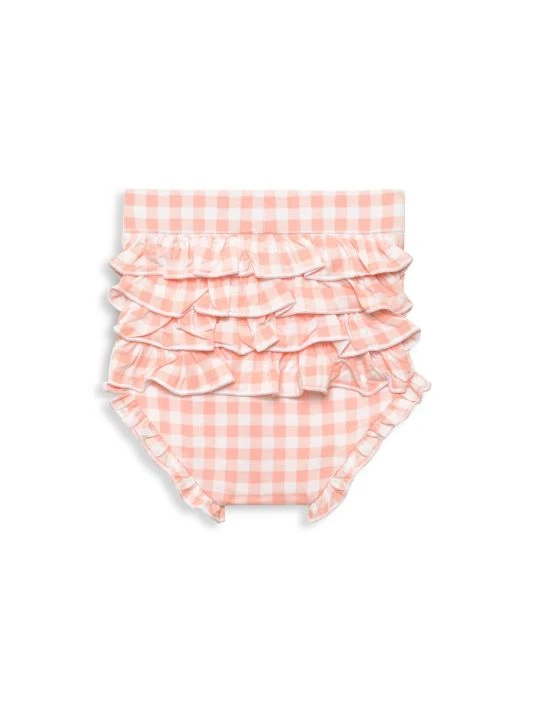 Posh Peanut Baby Girl's Erin 2-Piece Floral Short-Sleeve Peplum Top & Plaid Bloomer Set For Kids 7 Posh Peanut Baby Girl's Erin 2-Piece Floral Short-Sleeve Peplum Top & Plaid Bloomer Set For Kids - Image 5