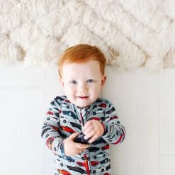 Posh Peanut Baby Boy's Miles Dual-End Zip-Up One-Piece Footie For Kids -POSH PEANUT Shop unnamed file 30