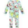 Posh Peanut Baby's Happy Birthday Double-Zipper Footie For Kids -POSH PEANUT Shop unnamed file 316