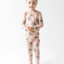 Posh Peanut Little Girl's & Girl's Millie Basic Pajama Set For Kids -POSH PEANUT Shop unnamed file 326