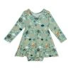 Posh Peanut Baby Girl's To The Stars Ruffled Bodysuit Dress For Kids -POSH PEANUT Shop unnamed file 327