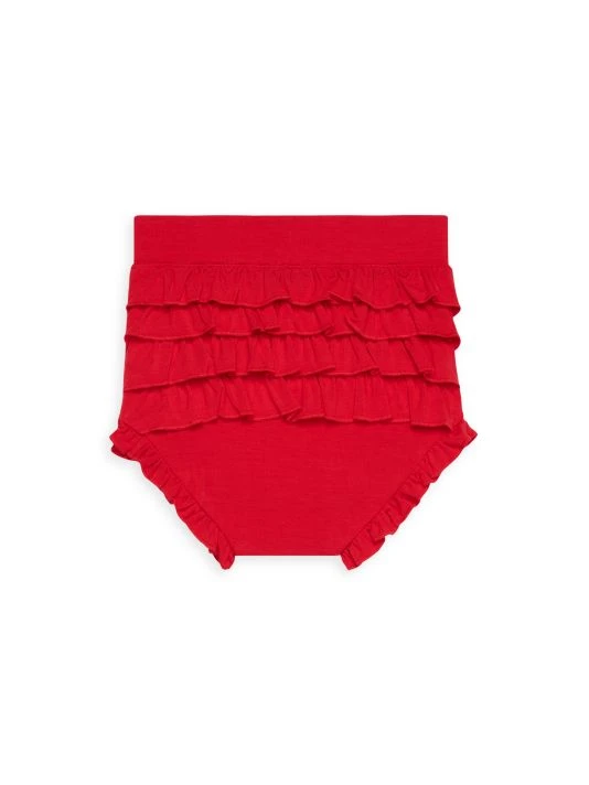 Posh Peanut Baby Girl's Very Cherry Henley Peplum Top & Bloomers Set For Kids 8 Posh Peanut Baby Girl's Very Cherry Henley Peplum Top & Bloomers Set For Kids - Image 6
