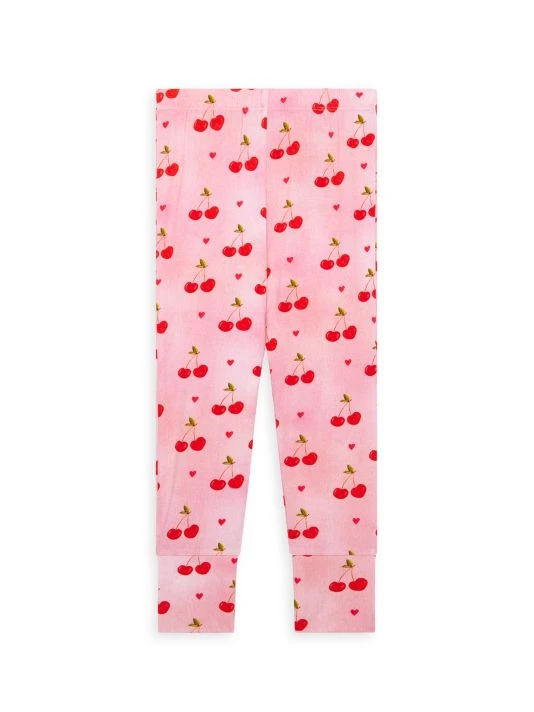 Posh Peanut Little Girl's & Girl's Very Cherry 2-Piece Pajama Set For Kids 5 Posh Peanut Little Girl's & Girl's Very Cherry 2-Piece Pajama Set For Kids - Image 3
