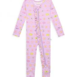 Posh Peanut Baby Girl's Cleo Ruffled Footie For Kids 8 Posh Peanut Baby Girl's Cleo Ruffled Footie For Kids -POSH PEANUT Shop unnamed file 566