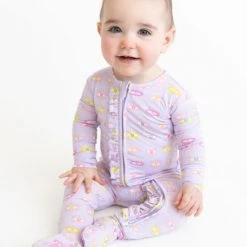 Posh Peanut Baby Girl's Cleo Ruffled Footie For Kids 10 Posh Peanut Baby Girl's Cleo Ruffled Footie For Kids -POSH PEANUT Shop unnamed file 568