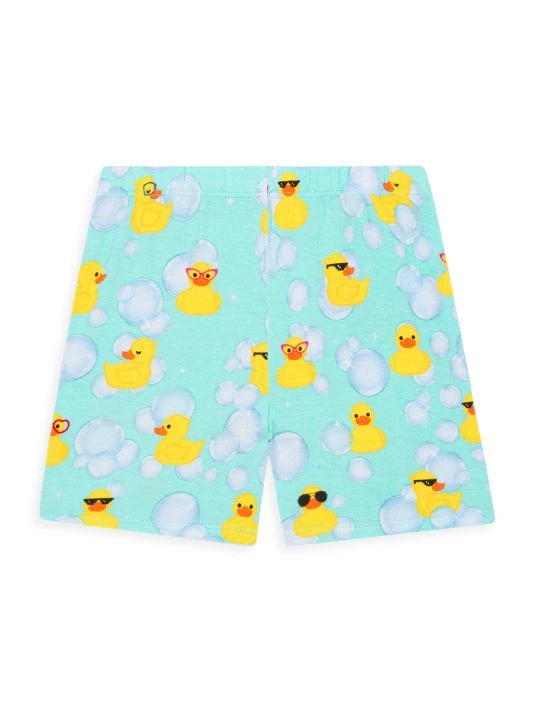 Posh Peanut Little Kid's Ducky 2-Piece T-Shirt & Shorts Pajama Set For Kids 5 Posh Peanut Little Kid's Ducky 2-Piece T-Shirt & Shorts Pajama Set For Kids - Image 3
