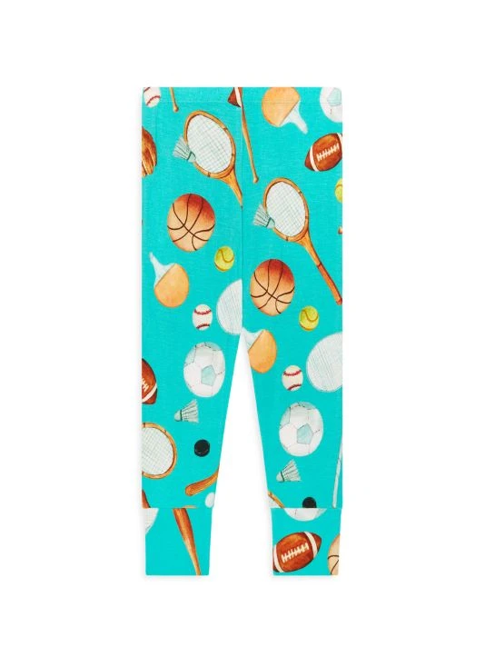 Posh Peanut Baby Boy's & Little Boy's Sports Day Short-Sleeve Pajama Set For Kids 5 Posh Peanut Baby Boy's & Little Boy's Sports Day Short-Sleeve Pajama Set For Kids - Image 3